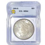 1880-S Morgan Silver Dollar ICG MS64