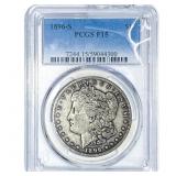 1896-S Morgan Silver Dollar PCGS F15