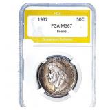 1937 Boone Half Dollar PGA MS67