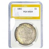 1882 Morgan Silver Dollar PGA MS64