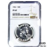 1961 Franklin Half Dollar NGC PF67