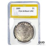 1889 Morgan Silver Dollar PGA Brilliant UNC
