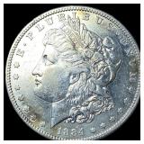 1884-S Silver Morgan Dollar CLOSELY UNCIRCULATED
