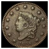 1828 Copper Large Cent NEARLY UNCIRCULATED
