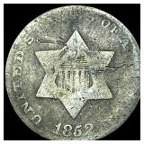1852 Silver Three-Cent Piece NICELY CIRCULATED