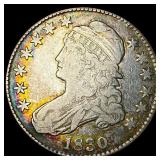 1830 Capped Bust Half Dollar LIGHTLY CIRCULATED