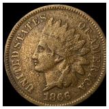 1866 Indian Head Cent LIGHTLY CIRCULATED