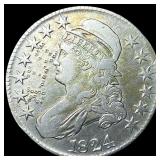 1824 Capped Bust Half Dollar HIGH GRADE