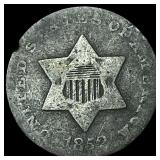 1852 Silver Three-Cent Piece NICELY CIRCULATED