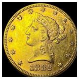 1882 Liberty Head Eagle $10 Gold CLOSELY UNCIRCULA