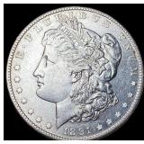 1891-S Silver Morgan Dollar CLOSELY UNCIRCULATED