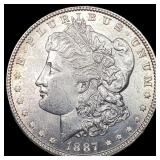 1887 Morgan Silver Dollar CHOICE AU