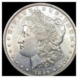 1896-O Silver Morgan Dollar CHOICE AU