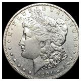 1901-S Silver Morgan Dollar NEARLY UNCIRCULATED