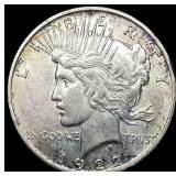 1922 Silver Peace Dollar NEARLY UNCIRCULATED