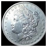 1890 Morgan Silver Dollar CLOSELY UNCIRCULATED