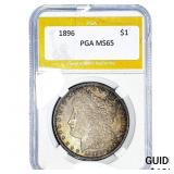 1896 Morgan Silver Dollar PGA MS65