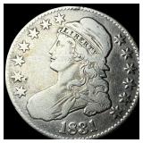 1831 Capped Bust Half Dollar NEARLY  UNCIRCULATED