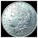 1886-S Silver Morgan Dollar CLOSELY UNCIRCULATED