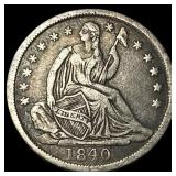 1840 Seated Liberty Half Dime NEARLY  UNCIRCULATE