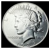 1935-S Silver Peace Dollar UNCIRCULATED