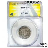 1916-S Buffalo Nickel ANACS EF40