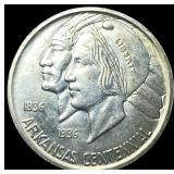 1936-D Arkansas Centennial Silver Half Dollar UNCI