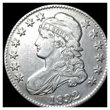 1832 Silver Half Dollar (Capped Bust) CLOSELY UNCI