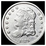 1835 Capped Bust Half Dime NEARLY  UNCIRCULATED