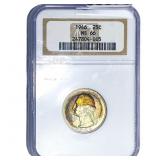 1946 Washington Silver Quarter NGC MS66