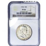 1954 Franklin Half Dollar NGC PF66
