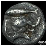 Greek Mysia, Kyzikos 525-475 BC Silver Diobol