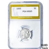 1892 Morgan Silver Dollar PGA MS62