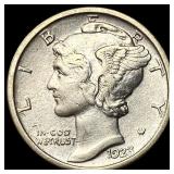 1923-S Mercury Dime CLOSELY UNCIRCULATED