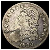 1832 Capped Bust Half Dollar NEARLY UNCIRCULATED