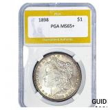 1898 Morgan Silver Dollar PGA MS65+
