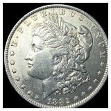 1882-S Silver Morgan Dollar CLOSELY UNCIRCULATED