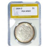 1904-O Morgan Silver Dollar PGA MS63