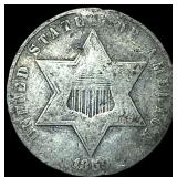 1851 Silver Three-Cent Piece NICELY CIRCULATED