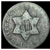 1871 Silver Three-Cent Piece NICELY CIRCULATED