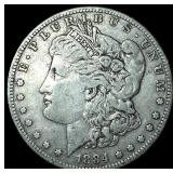 1884 Morgan Silver Dollar LIGHTLY CIRCULATED