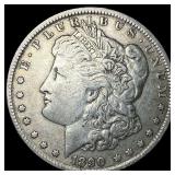 1890 Morgan Silver Dollar NEARLY UNCIRCULATED