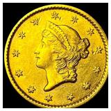 1852 Gold $1 Type 1 CLOSELY UNCIRCULATED