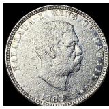 1883 Hawaii Silver 1/4 Dollar HIGH GRADE