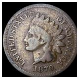 1870 Indian Head Cent NICELY CIRCULATED