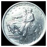 1925 Silver Half Dollar Stone Mountain CLOSELY UNC
