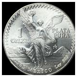 1983 Mexico Silver 1 Onza Libertad SUPERB GEM BU