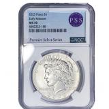 2023 Silver Peace Dollar NGC MS70 1 oz Early Relea