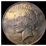 1927-D Silver Peace Dollar NEARLY  UNCIRCULATED