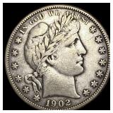 1902-O Silver Barber Half Dollar NEARLY  UNCIRCUL